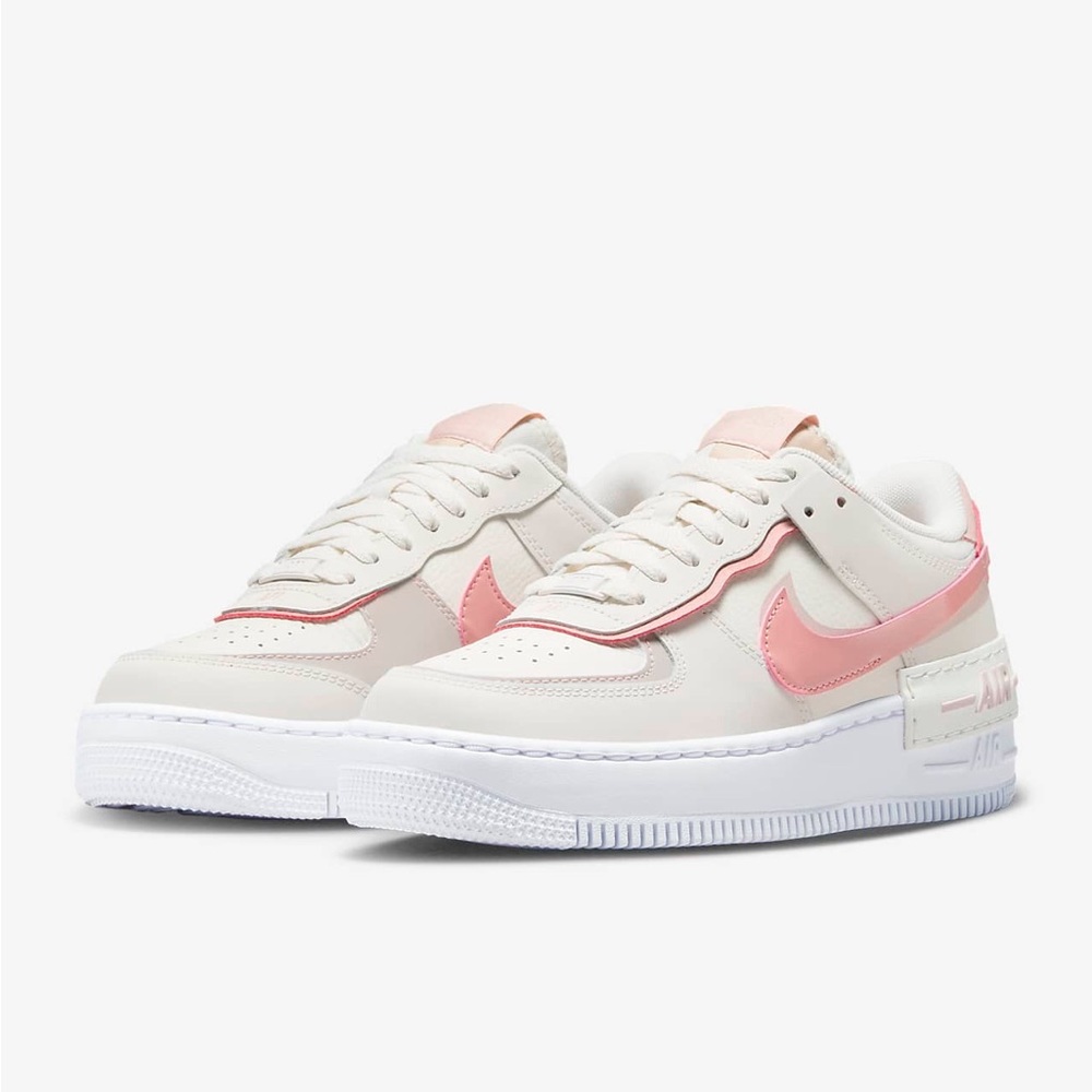 Nike Air Force 1 Shadow Phantom/Pink Oxford/White/Red Stardust Women’s Size 8